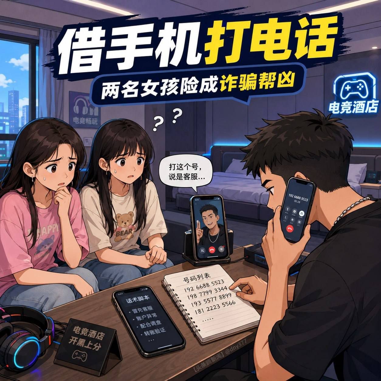 国内新闻 成都两名18岁女孩兼职“打电话”,差点成电诈工具人