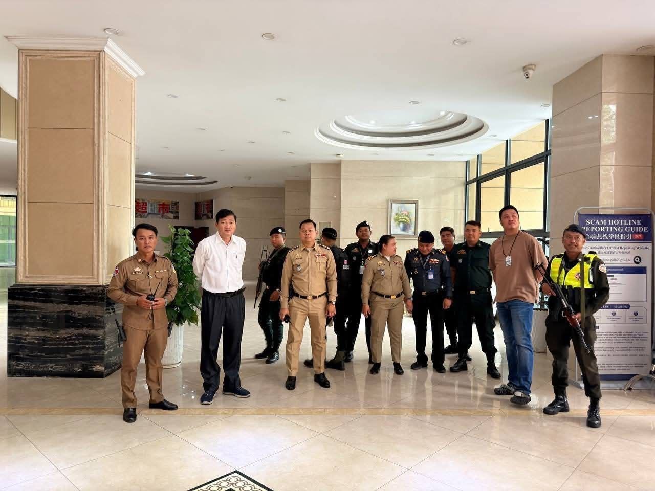 金边 钻石岛公寓行政检查 发现7名外籍人员非法居留 未发现网络诈骗活动